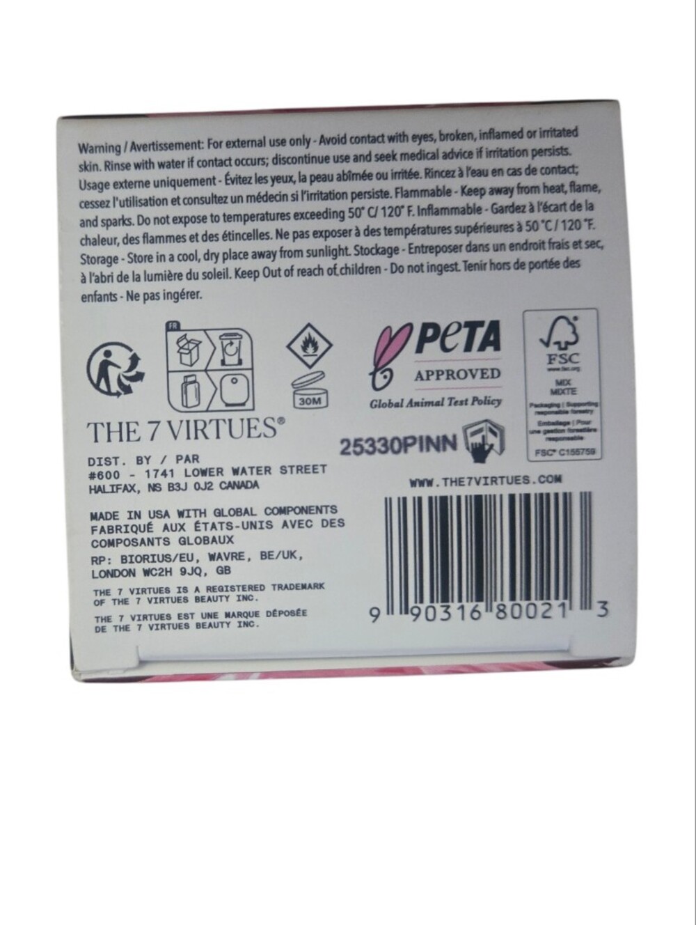 The 7 Virtues Strawberry Jam Eau De Parfum 1.7oz. Bottle Of Perfume - Picture 8 of 9